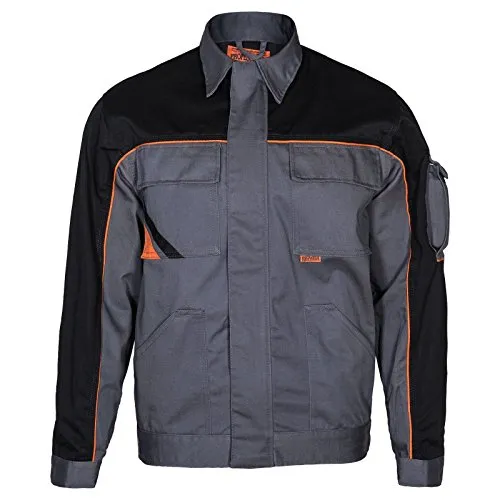 ARTMAS Professional Arbeitsjacke - Winddichte Herren-Arbeitsjacke mit Belüftung auf der Rückseite; ideal für Monteure und Techniker, bietet hohen Tragekomfort und zahlreiche Taschen für Werkzeuge.