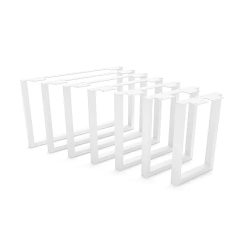 HEVVA Möbelfuß GRAZ - 30 cm, weiß, für Kommoden und Schränke - Zubehör für Möbel, ideal für IKEA Möbel und erhältlich als Einzelstück oder im Set. Hochwertige Verarbeitung und einfache Montage für mehr Stabilität und Stil.