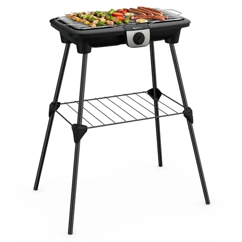 Tefal Elektrogrill Easygrill Power 2500 W XXL - Grills mit XXL-Grillfläche von 1248 cm² für gleichzeitiges Kochen verschiedener Lebensmittel. 2500 W Leistung für schnelles Grillen, leicht zu reinigen und ideal für gesunde Zubereitung.