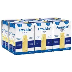 Fresubin 2 kcal Trinknahrung Vanille - Arzneimittel zur ergänzenden Ernährung bei erhöhtem Energiebedarf, hochkalorisch und mit Vitaminen angereichert, ideal für Mangelernährung und Schluckbeschwerden.
