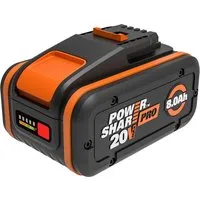 Ersatzakku WA3648 Worx 20 V Li (8,0 Ah) - Elektrowerkzeug-Akkus, leistungsstarker 8,0 Ah Li-Ionen Akku für längere Betriebszeiten und optimale Leistung bei Ihren Projekten.