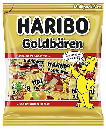 HARIBO Goldbären Minis Fruchtgummi 250 g - Fruchtgummis, die beliebten kleinen Goldbären in praktischer Mini-Größe, perfekt für unterwegs und ideal zum Teilen!