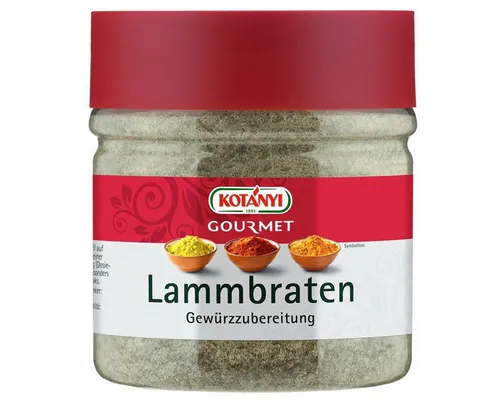 KOTANYI Gewürz, Kotanyi Lammbraten Gewürzzubereitung Pfeffer Knoblauch Minze 283g