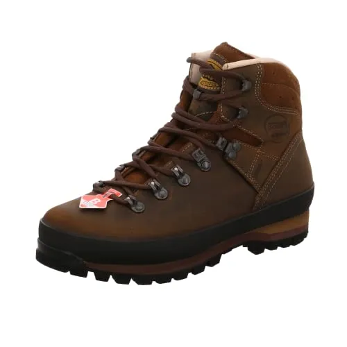 Meindl Unisex Krippenschuh - Brown Nougat, kultiger Lederstiefel mit atmungsaktivem Lederfutter und anpassbarem Knöchelbereich