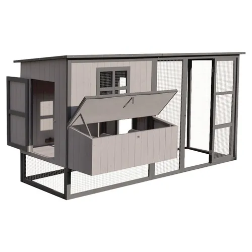 Flamingo Hühnerstall Calypso Cottage - Kleintierkäfige für glückliche Hühner, mit geräumigem Design und optimalem Schutz vor Raubtieren.