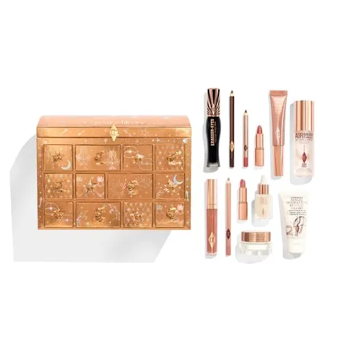 CHARLOTTE TILBURY Adventskalender 2025 - Exklusiver Adventskalender mit hochwertigen Make-up- und Pflegeprodukten, ideal für die festliche Saison und zum Entdecken neuer Beauty-Lieblinge.