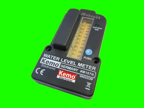 KEMO M167/N Füllstandsanzeige für Regen-Tonne - Wasserspeicher & Regentonnen, präziser Füllstandssensor für optimale Gartenbewässerung und effiziente Nutzung von Regenwasser.