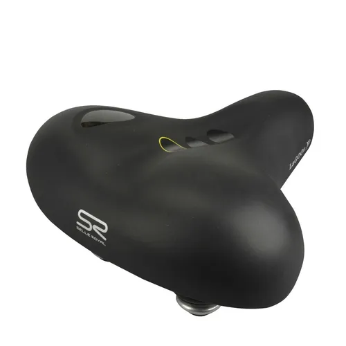 Selle Royal Erwachsene Elastomer Gel Tourensattel - Schwarz, optimaler Sitzkomfort mit patentiertem Royalgel und integrierter Clipsystem für Satteltaschen