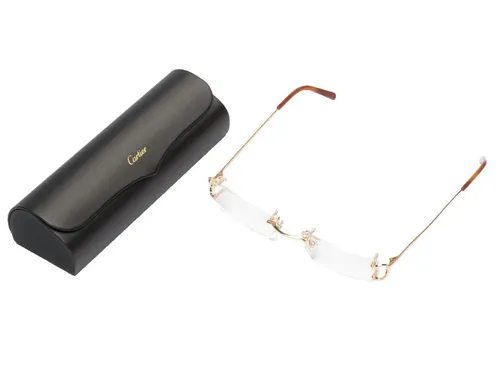 Cartier Brillengestell CT0092O Gold Piccadilly Brille Sonnenbrille, Originaler Cartier-Box inkl. Echtheitszertifikat & Garantiekarte