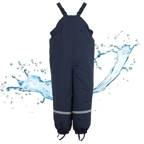 BMS Schneehose mit Latz 100% wasserdicht und atmungsaktiv blau Größe 92 - Die BMS Schneehose bietet optimalen Schutz bei winterlichen Aktivitäten. Mit 100% Wasserdichtigkeit und Atmungsaktivität ist sie ideal für aktive Kinder. Verstellbare Träger und ein elastischer Bund sorgen für Komfort.