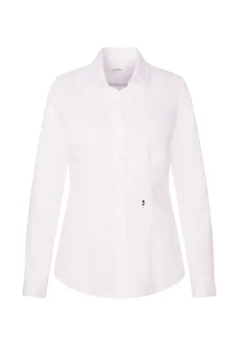 Seidensticker Damen Bluse in Weiß - Größe 42 - Elegante Damenbluse für jeden Anlass, aus 100% Baumwolle für ein angenehmes Tragegefühl. Ideal für Büro, Freizeit und besondere Anlässe - schick und vielseitig kombinierbar.