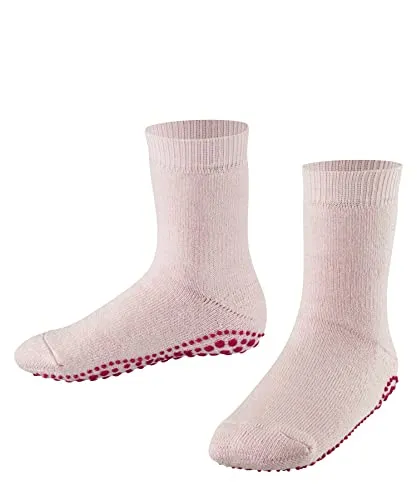 FALKE Unisex Kinder Stoppersocken Catspads K HP Baumwolle Wolle rutschhemmende Noppen 1 Paar, Rosa (Powder Rose 8902), 23-26