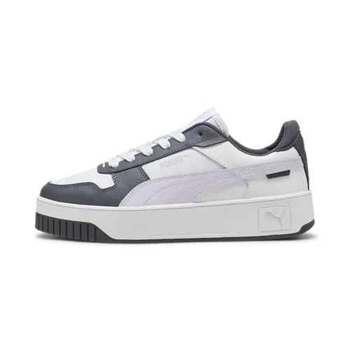 PUMA Damen Carina Street Sneaker - Stylish und Komfortabel - Damen-Sneaker mit Gummizwischensohle und PUMA Formstrip, ideal für lässige Outfits und den ganzen Tag bequem tragen.