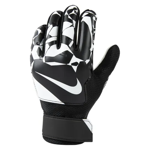 NIKE Kinder Handschuhe MATCH JR - HO24 - Torwarthandschuhe mit gepolsterten Handflächen für optimalen Aufprallschutz, verbessertes Ballgefühl durch glatte Oberfläche und Mesh-Einsätze für kühlende Luftzirkulation.