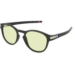 Oakley Latch Matte Carbon - Prizm Gaming - Lifestylebrille mit leichtem O Matter-Rahmen und integriertem Clip-Mechanismus für sicheren Halt. Ideal für Gamer, verbessert Sicht durch Prizm-Gläser.