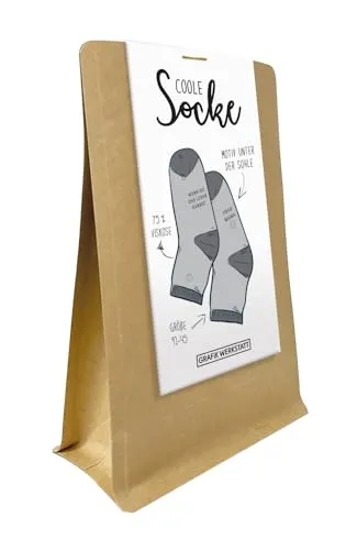 Grafik-Werkstatt Freizeitsocken | Bunte Socken mit Spruch | Coole Socke | Frag Mama| Gr. 41-45