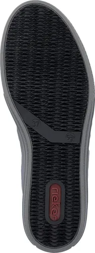 RIEKER Sneaker mit Memosoft-Innensohle - Bequemer Freizeitschuh in Silber, ideal für den Alltag mit herausragendem Tragekomfort dank Memosoft-Innensohle.
