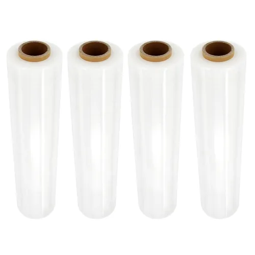 4x Stretchfolie 300m x 500mm 20my Wickelfolie Packfolie 3,2kg Rolle Verpackung