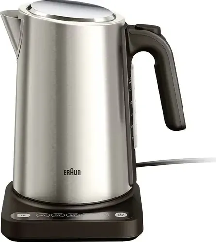 BRAUN Wasserkocher WK 5205 BK Identity - Wasserkocher mit modernem Design, schnelles Erhitzen und automatische Abschaltung für mehr Sicherheit.