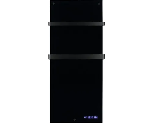 Infrarotheizung EUROM Sani 600 mit Wi-Fi - Heizkörper in elegantem Schwarz, 600 W Leistung und praktische Wi-Fi Steuerung für komfortable Wärme in jedem Raum.
