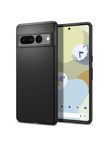 Spigen Handyhülle für Pixel 7 Pro - Robuste Schutzhülle in Schwarz - Taschen & Schutzhüllen - Heavy Duty, leicht und schocksicher, idealer Schutz für Ihr Google Pixel 7 Pro.