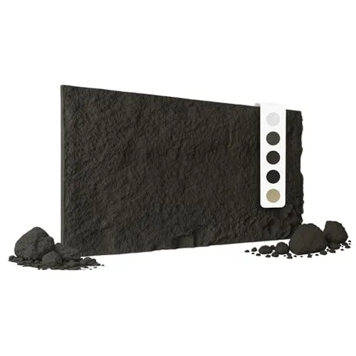 Hexim Wandpaneel in Steinoptik 120x60cm - Wandpaneele in 3D Bruchstein Dekor, ideal für stilvolle Innenräume und einfache Montage für eine moderne Felswand-Optik.