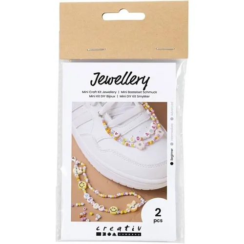 Mini Kreativ Set Schmuck Anhänger Perlen Bastelset