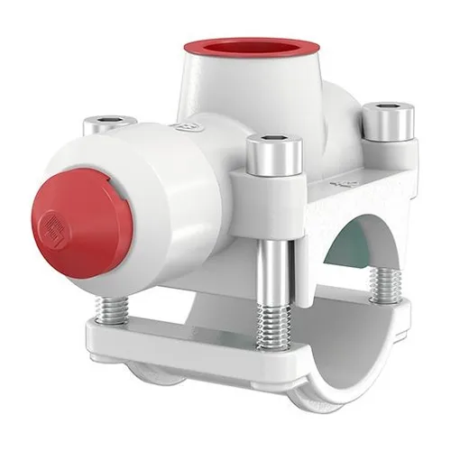 Flamco T-Plus Anschießkupplung 15 für Kupferrohre - Sanitärinstallation, hochwertige Anschießkupplung für zuverlässige Verbindungen von Kupferrohren G 1/2" M.
