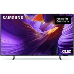 SAMSUNG GQ65S85FAEXZG Smart-TV 65 Zoll - Fernseher mit 4K UHD-Auflösung, 3-seitigem Ambilight und Smart-Funktionen für ein beeindruckendes Kinoerlebnis zu Hause.