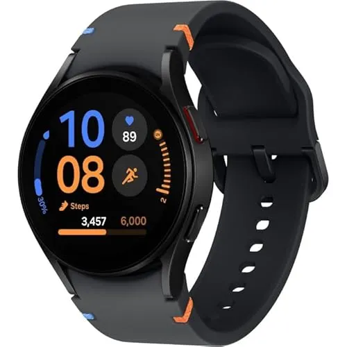 Samsung R861 Galaxy Watch FE EU-Modell schwarz - Android Smartwatch, modern im Design für Damen und Herren, ideal als Second Screen