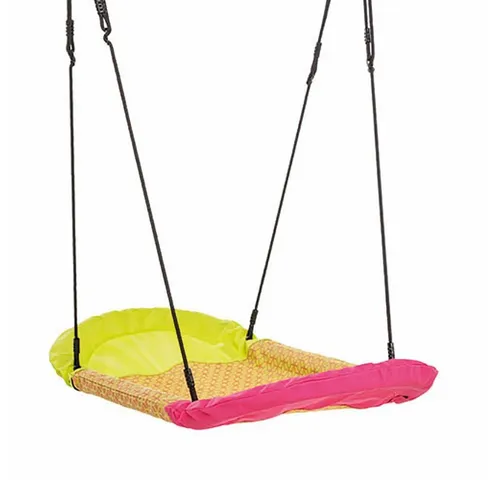 Wickey Nestschaukel Grandoh - verstellbar und extrem witterungsbeständig - Nestschaukel für Kinder Grandoh mit Platz für bis zu drei Nutzer. Die wasserabweisende Polsterung und der gepolsterte Stahlrahmen bieten höchsten Komfort, ideal für jedes Wetter!