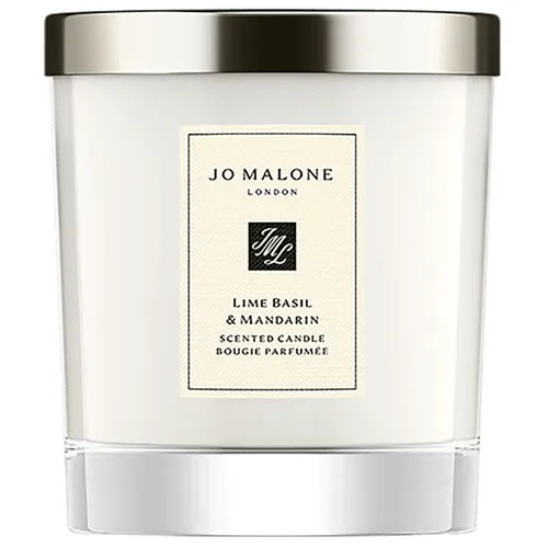 Jo Malone Lime Basil & Mandarin Home Candle 200 g - Luxuriöse Duftkerze mit dem Signaturduft von Limette, Basilikum und Thymian. Ideal für eine entspannende Atmosphäre und eine Brenndauer von ca. 45 Stunden.