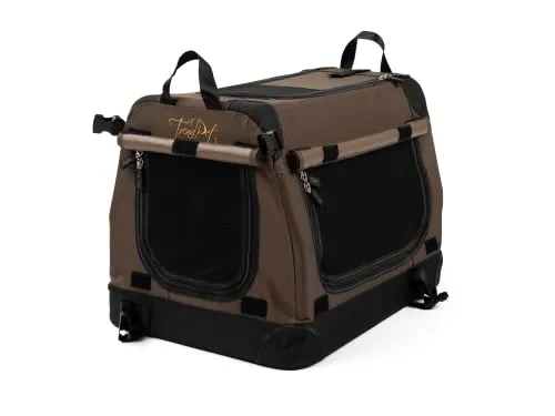 TrendPet TPX-Pro Tiertransportbox für Hunde - Robuste Hundebox mit Aluminium-Rohrrahmen, Verdunkelungsmöglichkeit und Tragegriffen, ideal für sicheres Reisen mit Ihrem Hund.