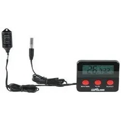 TRIXIE Digital-Thermo-Hygrometer für Terrarien - Praktisches digitales Thermo-Hygrometer mit fernfühlender Anzeige. Ideal zur genauen Messung von Temperatur und Luftfeuchtigkeit in Terrarien, einfach zu bedienen und inklusive Batterien.