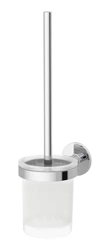 WC-Bürstengarnitur Lenz VIDA chrom - Elegante WC-Bürstengarnitur in Chrom, ideal für stilvolle Badezimmer. Robuste Qualität und modernes Design für den täglichen Einsatz.