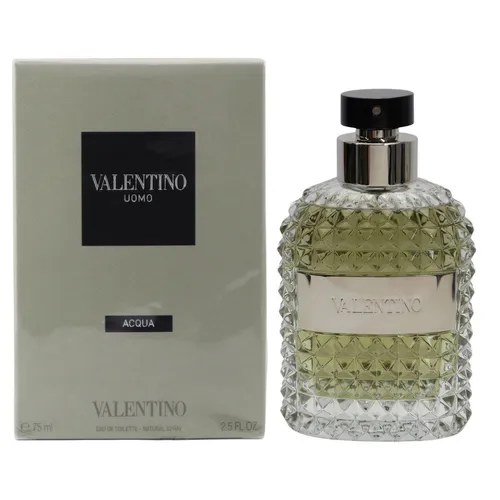Valentino Uomo Acqua 75 ml EDT - Herren Eau de Toilette mit frischen zitrischen Noten und einer warmen Basis aus Moschus und Vanille – ideal für den modernen Mann.