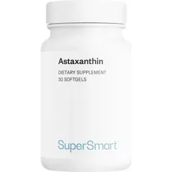 Astaxanthin 9,5% - Kraftvolles Antioxidans aus Haematococcus Pluvialis - Multivitaminpräparate & Mineralien, unterstützt die Reduktion von Entzündungen und ist glutenfrei. Ideal für Hautschutz und sportliche Leistung.