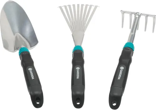 Gardena Kleingeräte-08964-30 Blau One Size - Werkzeugsets für einfache Gartenarbeit: Ergonomische Griffe und praktische Funktionen erleichtern das Pflanzen und Pflegen von Blumen.