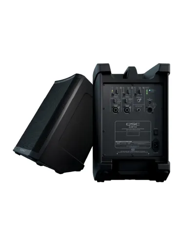 QSC CB10 - 10" Bluetooth PA-Lautsprecher - Batteriebetrieben - Kompakter 10" PA-Lautsprecher mit Bluetooth-Streaming und 3-Kanal-Mixer. Ideal für Veranstaltungen, bietet Flexibilität und hohe Leistung auch ohne Stromanschluss. Perfekt für DJs und Musiker!
