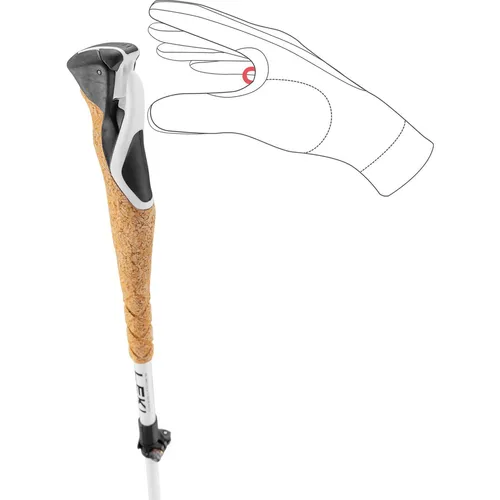 LEKI Cross Trail FX Superlite Faltstöcke 110 - 130 cm - Wanderstöcke für Bergtouren, aus leichtem Carbon mit ergonomischem Cross Shark Griff für optimale Kraftübertragung und Handentlastung. Ideal für Speed Hiking und vielseitigen Einsatz.