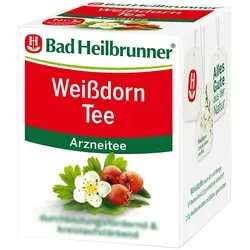 BAD HEILBRUNNER Weißdorn Tee Filterbeutel 16 g - Heilkräutertee für Herz und Kreislauf, unterstützt die Herzgesundheit und sorgt für Wohlbefinden.