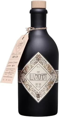 The Illusionist Dry Gin - Farbwechsel-Gin mit 16 Premium Botanicals, einzigartig in Handarbeit destilliert und perfekt als Geschenk