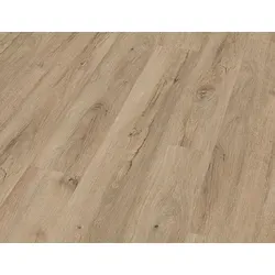 Klickvinyl Andreas Eiche Natur - 122 x 18 cm - Vinylboden mit realistischer Holzoptik, ideal für Wohnbereiche und gewerbliche Räume. Antistatisch, wasserabweisend und geeignet für Fußbodenheizungen bis 27 °C.