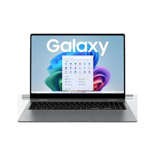 Samsung Galaxy Book5 Pro 360 - 16" WQXGA+ AMOLED Touch - Laptops, 2-in-1 Hybrid mit Intel Core Ultra 7, 16GB RAM und 512GB SSD für optimale Leistung und beeindruckende Bildqualität.