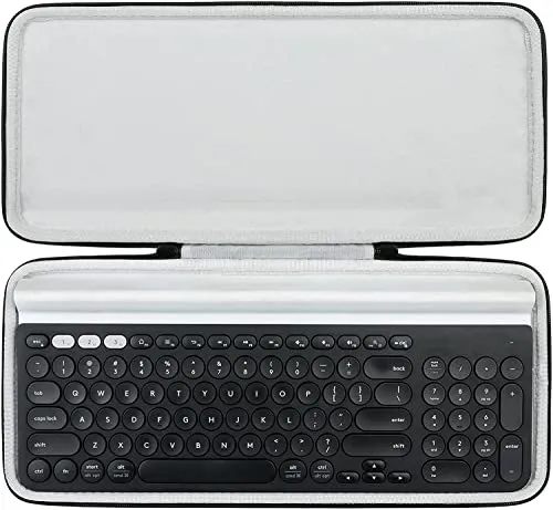 Logitech K780 Multi-Device Bluetooth Tastatur - Kabellose QWERTY Tastatur für mehrere Geräte, ideal für effizientes Arbeiten an PC und Tablet, Plug and Play, 24 Monate Gewährleistung.