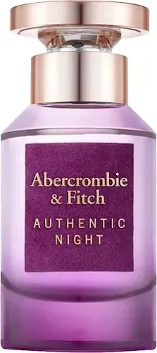 Abercrombie & Fitch Authentic Night Women Edp Spray - Damendüfte - Erleben Sie den einzigartigen chypre-floralen Duft von Authentic Night, der Weiblichkeit und Freiheit zelebriert. Ideal für unvergessliche Momente mit Freunden.