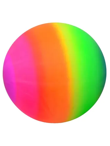 Outdoor Fun Rainbow Ball 20cm - Bunter Outdoor Fun Rainbow Ball, 20cm groß, ideal für spannende Spiele im Freien und fördert die motorischen Fähigkeiten von Kindern.
