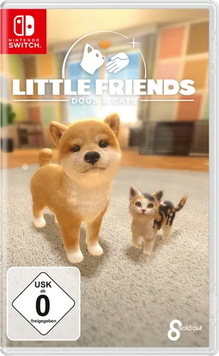 Sold Out Little Friends: Dogs & Cats - Nintendo Switch - Spiele für Nintendo Switch, erlebe den Spaß mit bis zu 12 Haustieren und entdecke ihre Persönlichkeit in einem interaktiven Spiel!