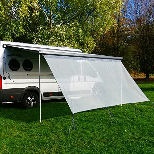 your GEAR Capri Sun Blocker - winddurchlässige Markisenvorderwand für optimalen Sonnenschutz - Markisenteile: Capri Sun Blocker 4.3 für Wohnmobile, bietet Sicht- und Sonnenschutz mit UV-Reflexion, reduziert Hitzeeinwirkung und sorgt für Privatsphäre.
