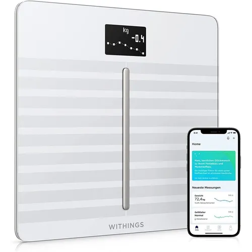 Withings Body Cardio - Körper-Analyse-Waage - WLAN - BMI - Körperfett - white